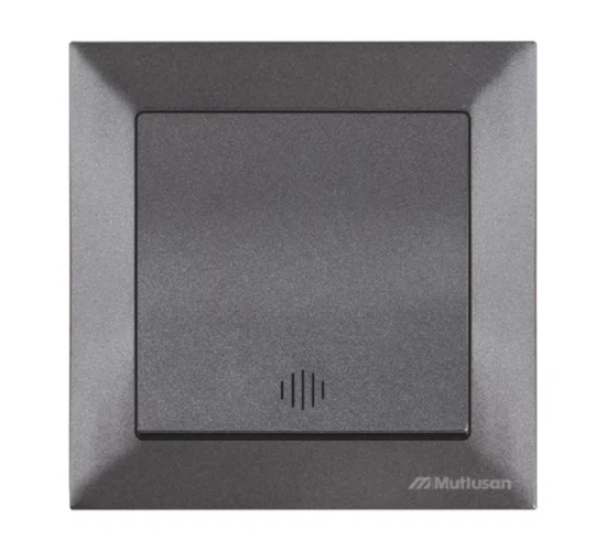 Единчен ключ светещ схема 1-10А Сив Candela Mutlusan_1734712725.png